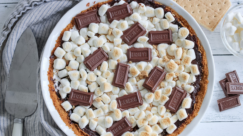 whole s'mores pie 