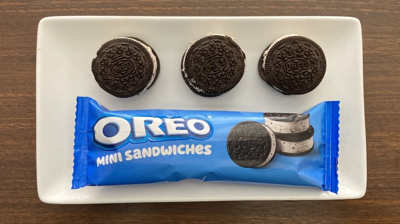Oreo mini ice cream sandwiches