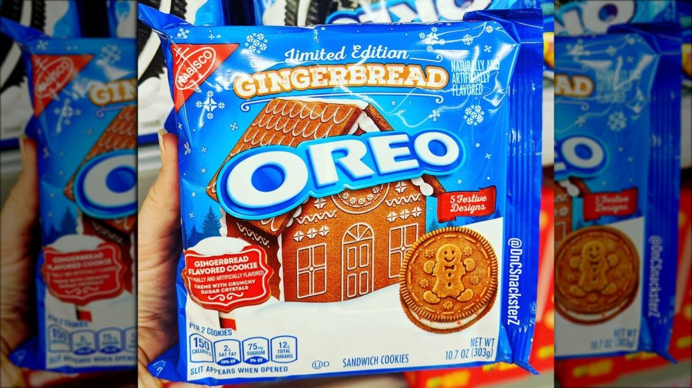 New and improved Gingerbread Oreos