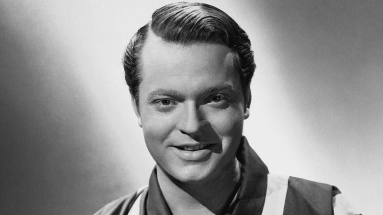 Orson Welles smiling