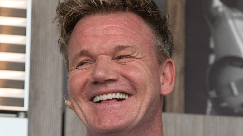 Gordon Ramsay smiling