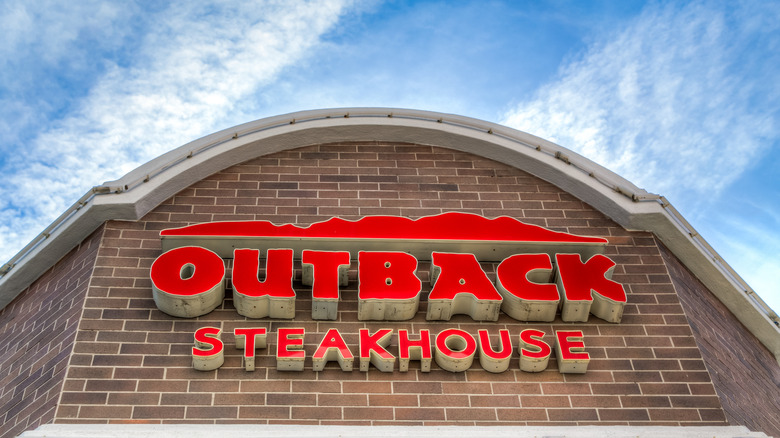 Outback steakhouse sign 