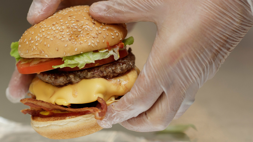 Five Guys bacon burger
