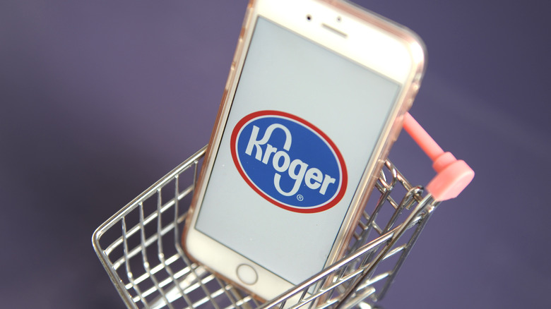 Phone in little cart