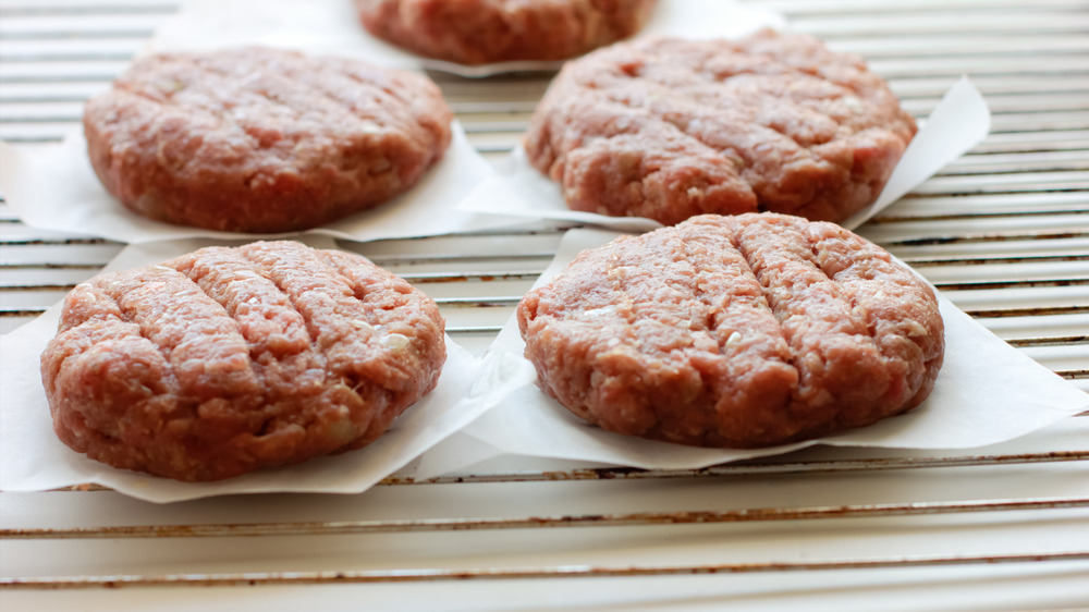 Plant-based burgers on paper