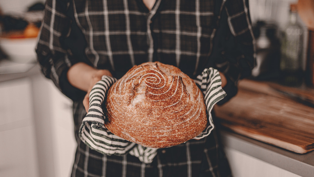 bread baked at home