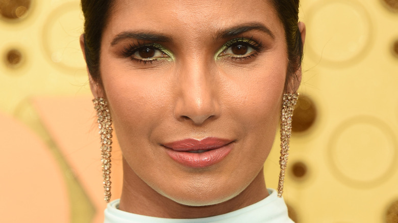 Padma Lakshmi with slight smile