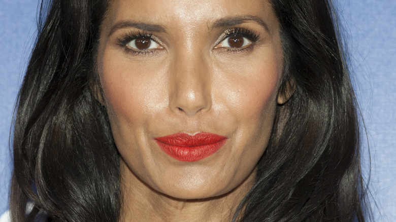 Padma Lakshmi smirking 