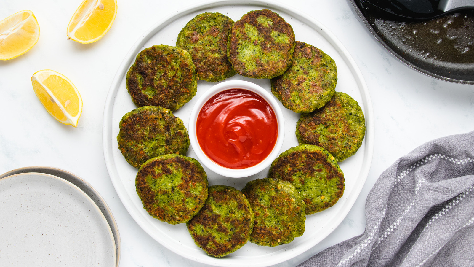 Pan-Fried Broccoli Fritters Recipe