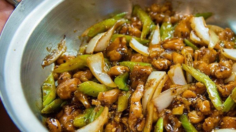 Panda Express' black pepper chicken