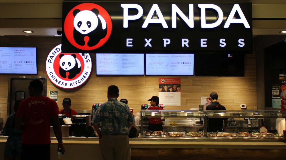 A mall food court Panda Express at the Ala Moana Center in Hawaii