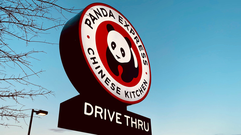 A Panda Express sign