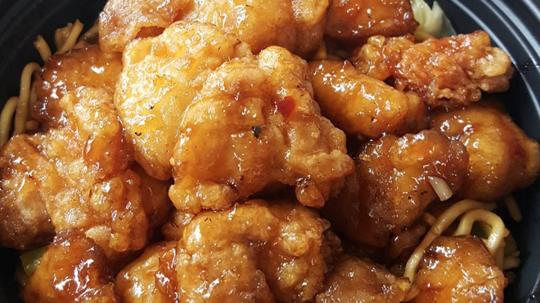 Panda Express orange chicken