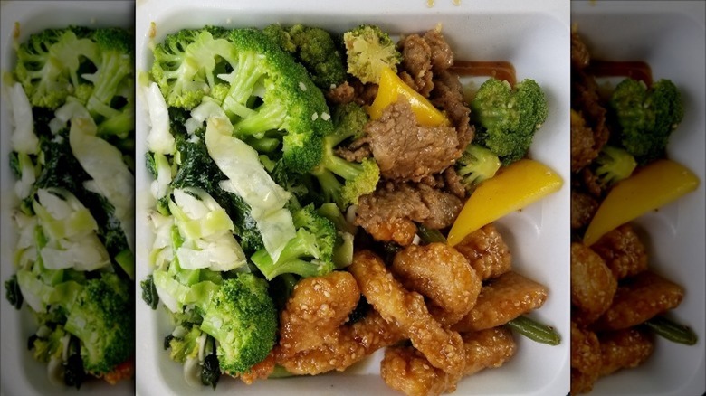 Panda Express Super Greens with chicken