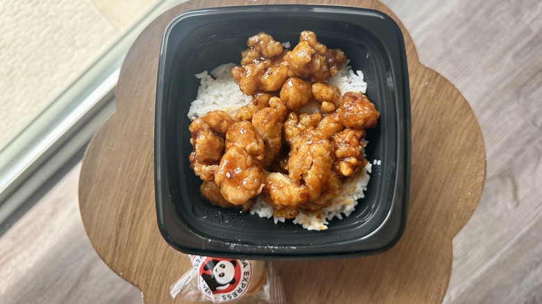 Panda Express Orange Chicken in container