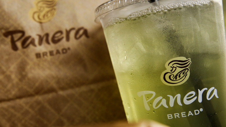 Panera bread iced green tea