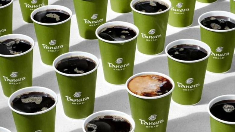 Panera coffee cups