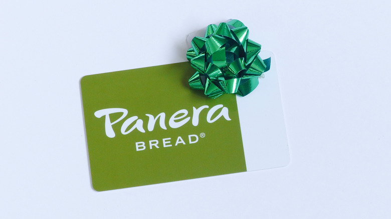 Panera gift card