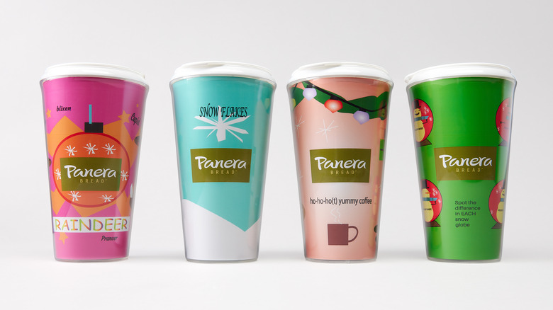 Panera's holiday cups 2021