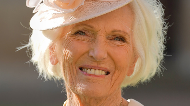mary berry wearing hat