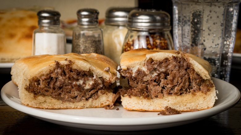 Philly cheesesteak sandwich