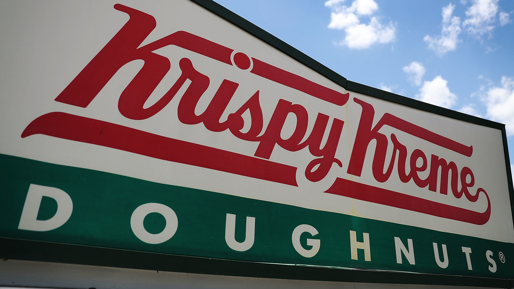 Krispy Kreme Doughnuts sign
