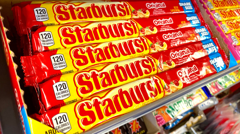 Packs of Starburst candy