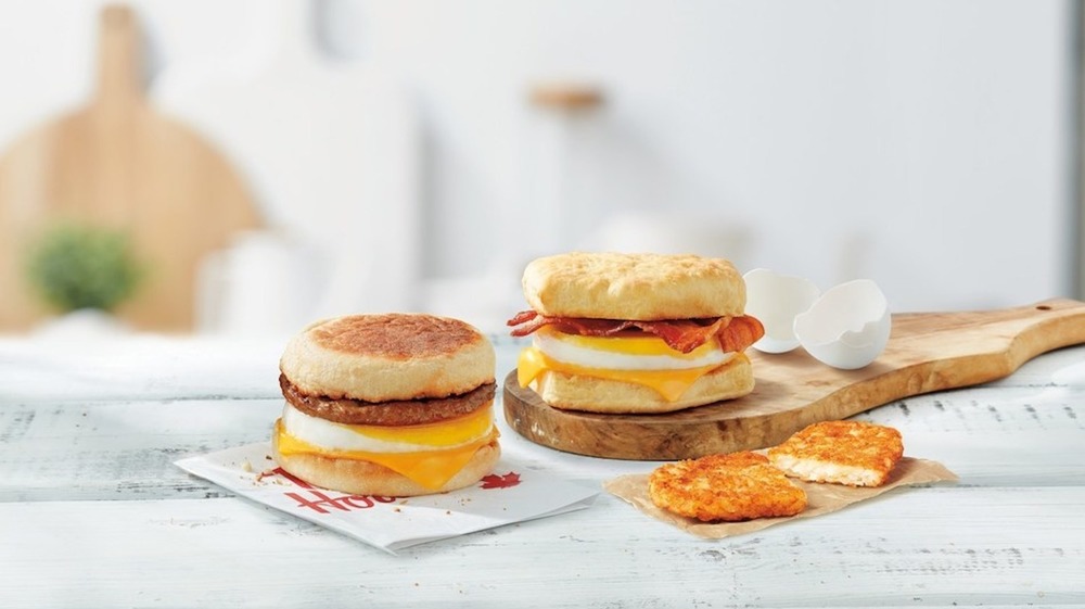 Tim Hortons' egg sandwiches