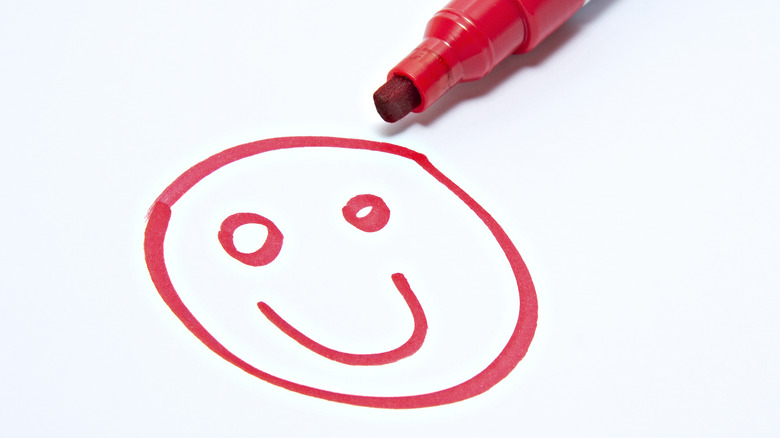 Smiley face drawing