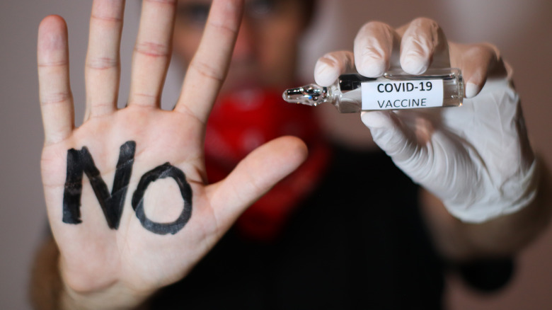 Symbolic image representing anti-vaxxers