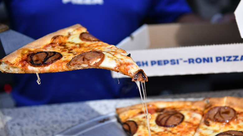 Slice of Pepsi-Roni pizza 