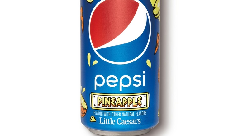 Pineapple Pepsi Little Caesar's Summer 2023 flavor