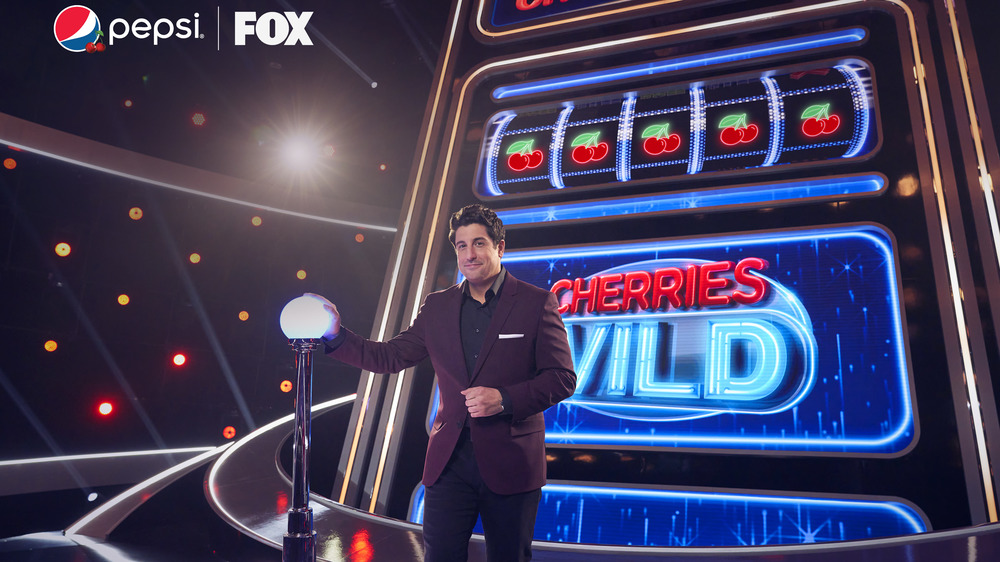 Cherries Wild set with host Jason Biggs