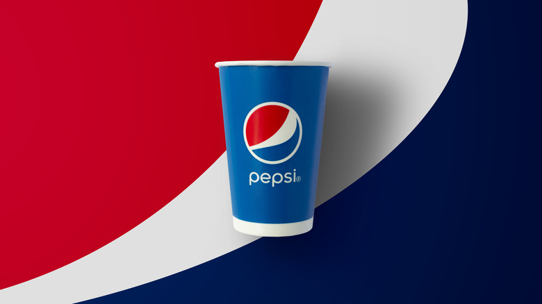 Pepsi cup with logo 