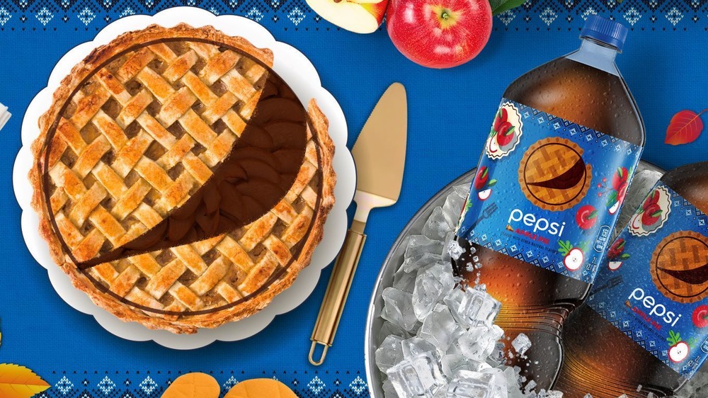 Ad for Pepsi's new Apple Pie soda