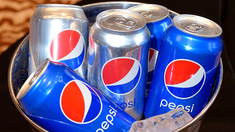 Pepsi cans