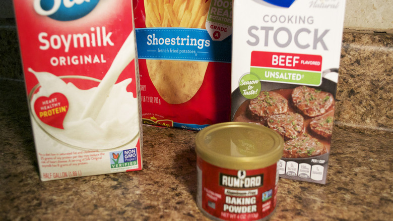 frozen fries and other ingredients