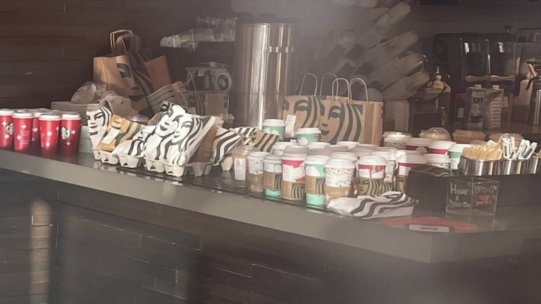 Unclaimed Starbucks orders