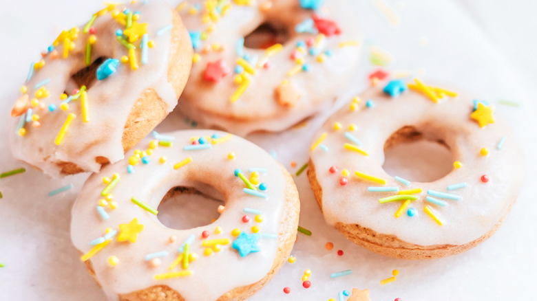 Funfetti vanilla donuts