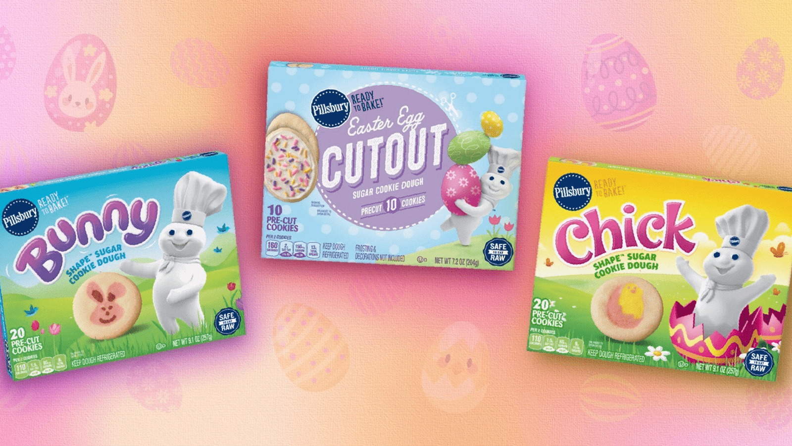 Pillsbury's Bunny-Themed Cookie Dough Is Back For Easter