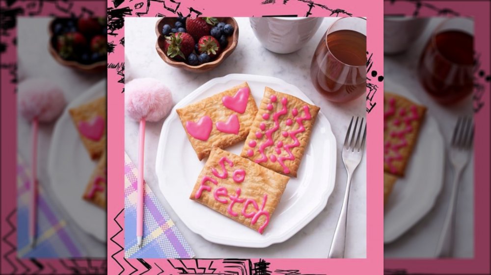 mean girls toaster strudels with design