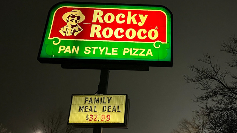 Rocky Rococo sign