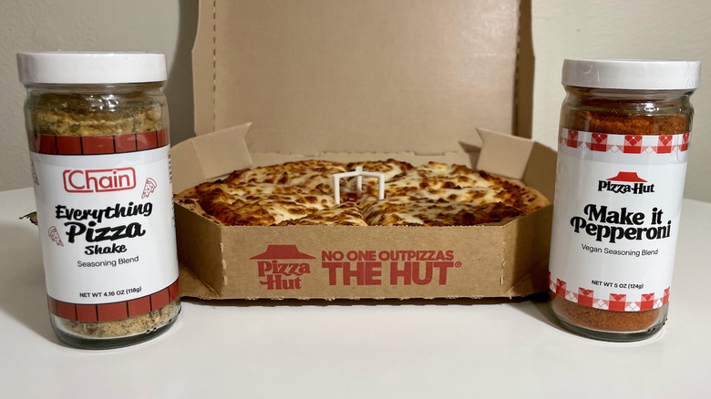 Seasonings and Pizza Hut pizza