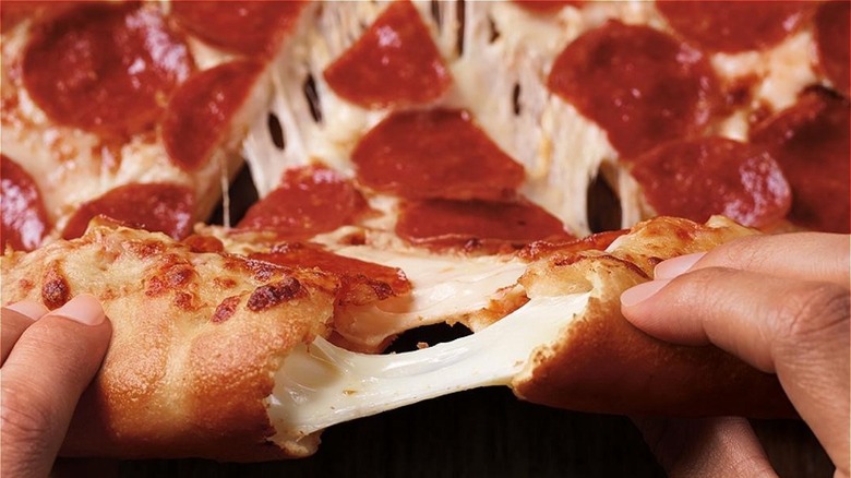 Pizza Hut's Stuffed Crust Peperoni 