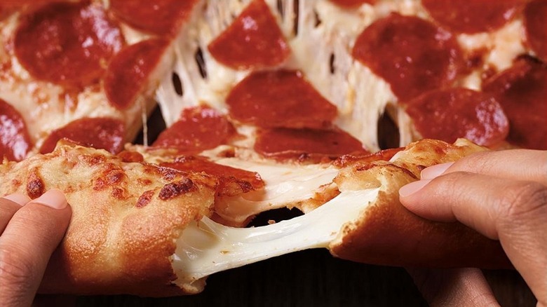 Pizza Hut's Stuffed Crust Peperoni