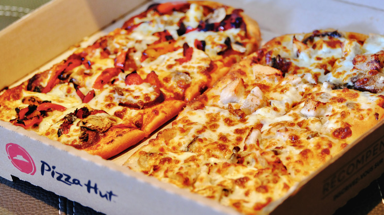 flatbread pizzas from Pizza Hut