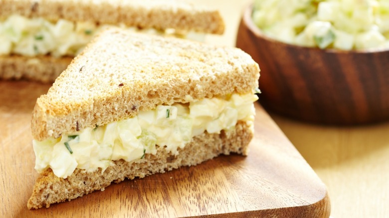 bowl of egg salad