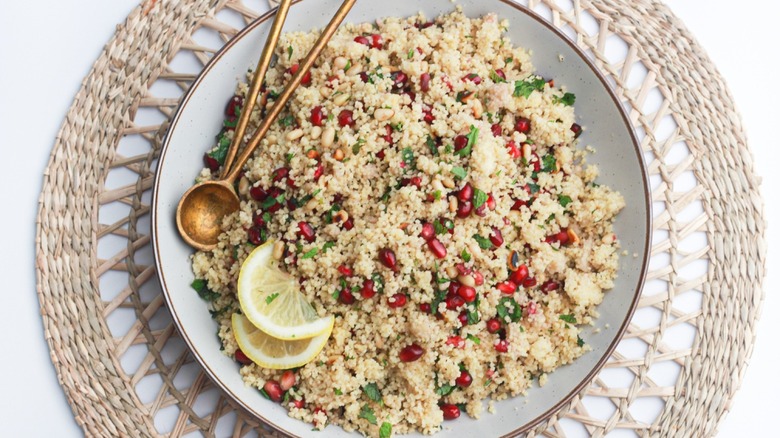 pomegranate couscous salad from above