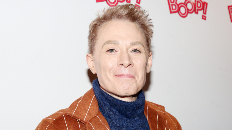 Clay Aiken smiling on the opening night of "BOOP!"