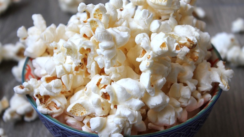 Popcorn in a bowl